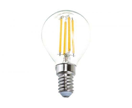 Лампа IEK серия 360, LED, G45, шар прозрачный, 7вт, 230В, 3000К, E14 LLF-G45-7-230-30-E14-CL – изображение 3