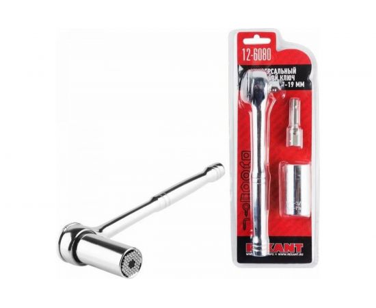 Универсальный торцевой ключ с трещоткой REXANT 12-6080 – изображение 3
