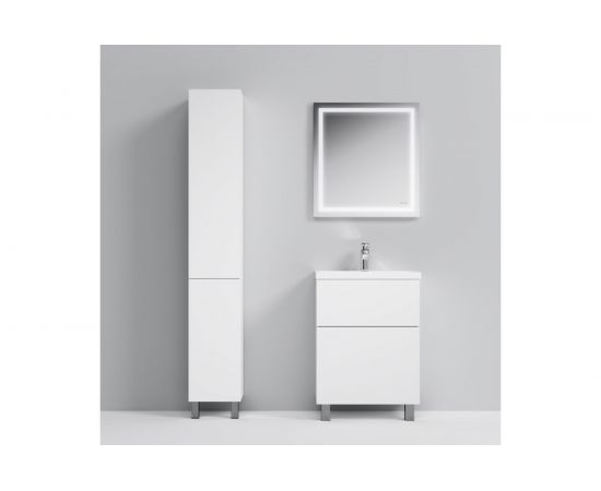 Настенное зеркало AM.PM Gem с LED-подсветкой по периметру, 65 см M91AMOX0651WG – изображение 3