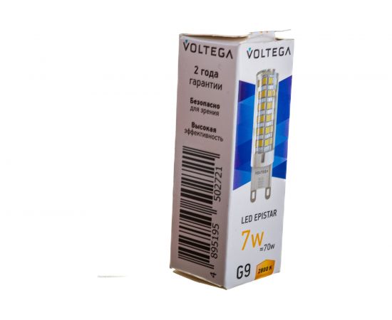 Светодиодная лампа VOLTEGA Капсула G9 2800К 7W 7036 – изображение 4
