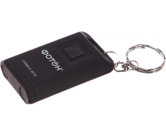 Светодиодный фонарь-брелок ФОТОН K-150 2хLR03 в комплекте, черный 23088 – изображение 4