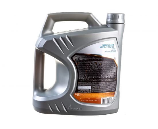 Масло (20W-50; 4 л) Moto 4T Gazpromneft 2389906617 – изображение 4
