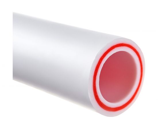 Труба VALFEX PP-R белая, армированная стекловолокном, 25х4.2 мм, 2 м, Т 90°С Ру25 SDR6 101060252 033-2477 – изображение 4