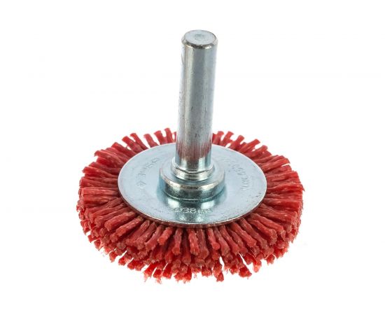 Щетка дисковая ПРОФЕССИОНАЛ (38 мм; 1.2 мм; нейлоновая проволока с абразивным покрытием) для дрели Зубр 35161-038_z02 – изображение 4