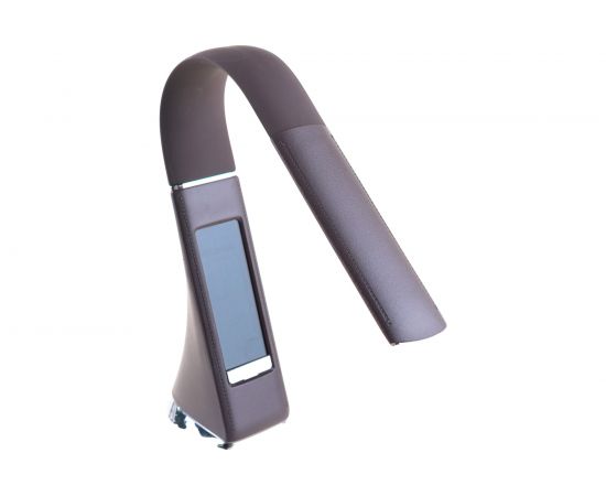 Настольный светильник с часами Uniel 5W TLD-542 Brown/LED/300Lm/5000K/Dimmer UL-00001817 – изображение 5