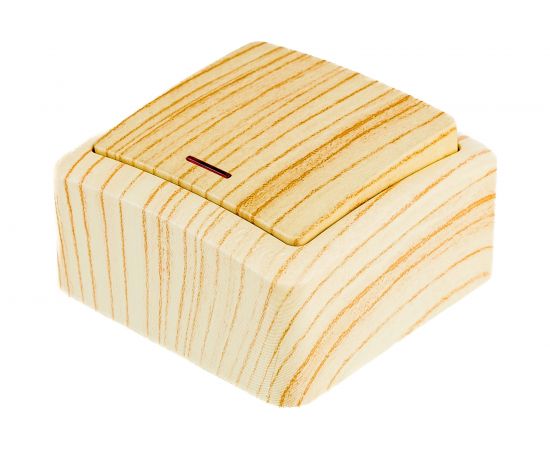 Выключатель Lezard VIOLA с подсветкой, белёный дуб 751-5200-111 – изображение 5