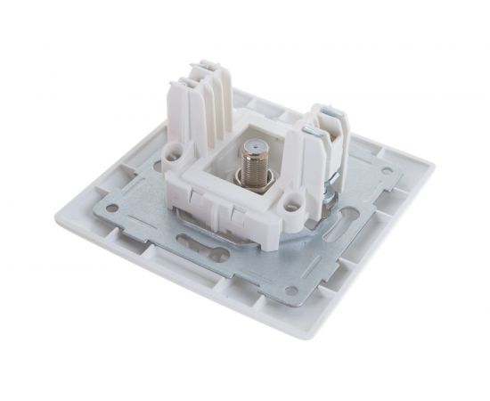 Антенная розетка GUSI ELECTRIC Bravo одинарная, СУ, белый С10А1-001-СБ – изображение 5