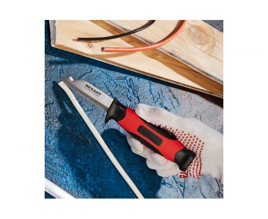 Нож монтажника с чехлом REXANT 67 мм 12-4939 – изображение 8