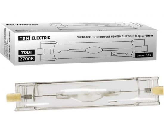 Металлогалогенная лампа TDM ДРИ 70 2700 К Rх7s SQ0325-0011 