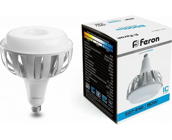 Светодиодная лампа FERON LB-651 80W 230V, E27-E40, 6400K 38095 