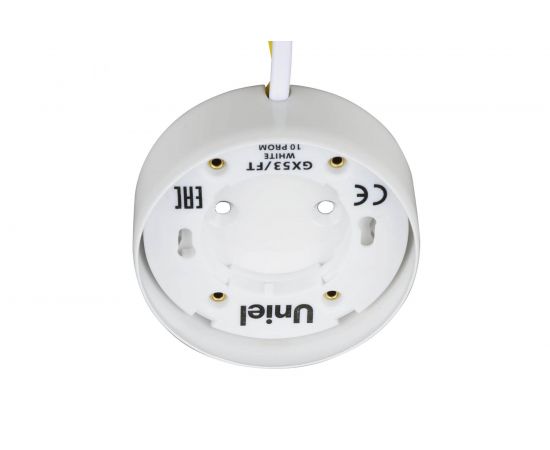 Накладной светильник Uniel GX53/FT, WHITE, 10, PROM UL-00003737 