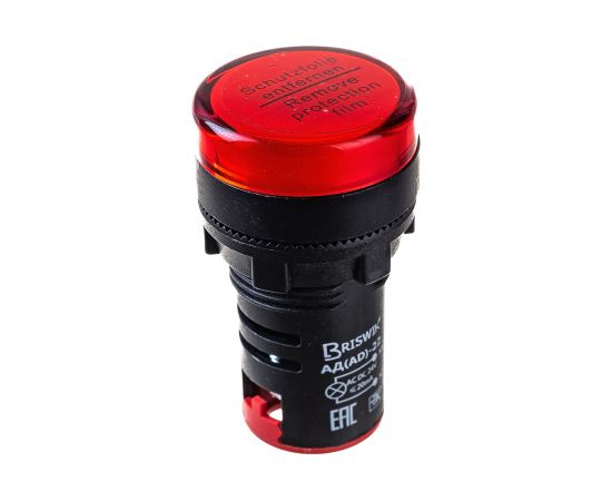 Индикатор Briswik светодиодный АД-22 красный 24В AC/DC IP65 