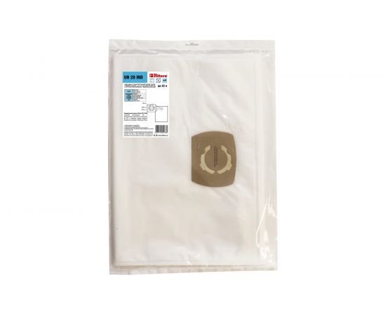 Мешки универсальные трехслойные синтетические UN 20 IND (4 шт; 25 л) для строительного пылесоса FILTERO 05938 