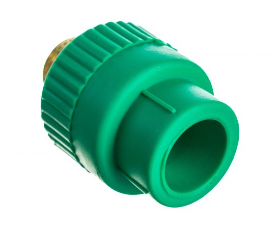 Комбинированная муфта с наружной резьбой Blue Ocean 20x1/2, полипропиленовая, зеленая PPRF/EA G -20х1/2 