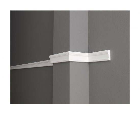 Стеновой молдинг Decor-Dizayn ударопрочный влагостойкий под покраску 50Х22Х2000 мм 151A 