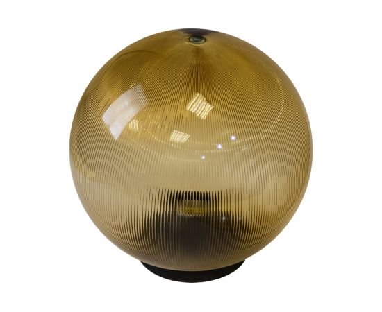 Садовопарковый светильник ЭРА НТУ, 0260203, шар, D200, призма, золотистый Б0048061 