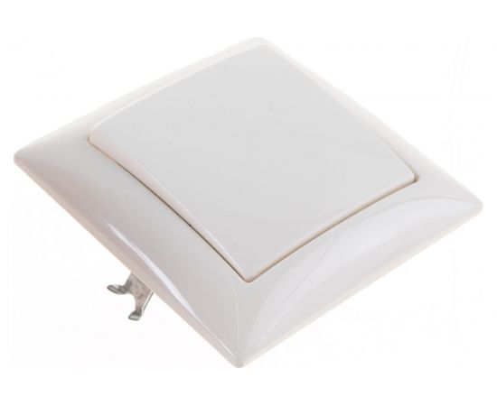 Выключатель Кунцево-Электро СЕЛЕНА скрытой установки о��ноклавишный 10А С110-378 с/к 8140 – изображение 2