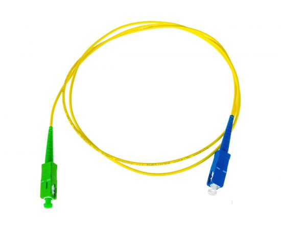 Переходной волоконно-оптический шнур NIKOMAX желтый, 1м NMF-PC1S2C2-SCU-SCA-001 – изображение 2