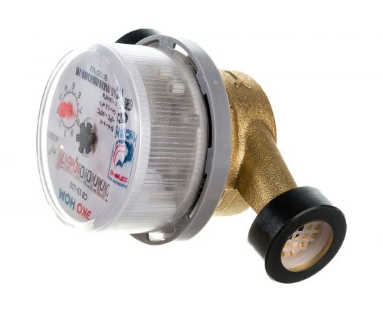 Счетчик воды Эконом универсальный ЭКО НОМ-СВ-15-110 без сгонов – изображение 2