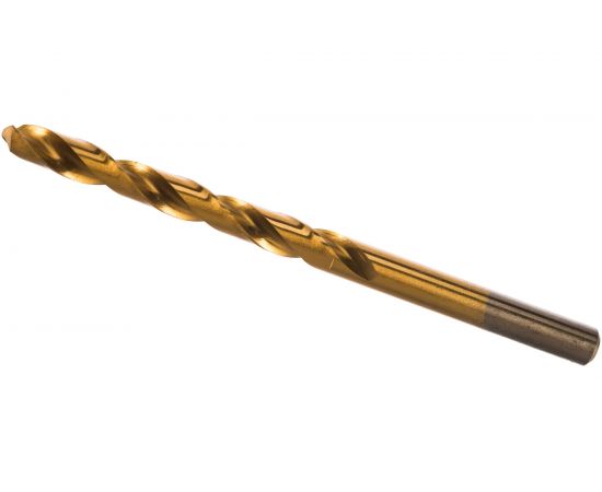 Сверло по металлу (7.2х109х69 мм; А1; Р9; нитрид титана) Туламаш 130791 – изображение 2