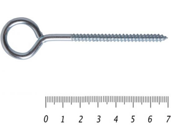 Шуруп с кольцом КРЕП-КОМП 5х70, 10 шт. шк570мф – изображение 2