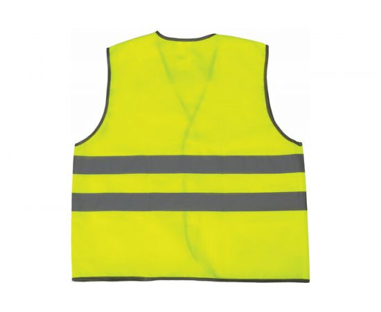 Сигнальный жилет ГРАНДМАСТЕР ГОСТ, 2 светоотражающие полосы, лимонный, XL 52-54, 610834 – изображение 2