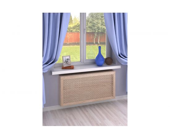 Экран для радиатора Стильный Дом Дамаско 90х60 см, дуб сонома v546087 – изображение 2