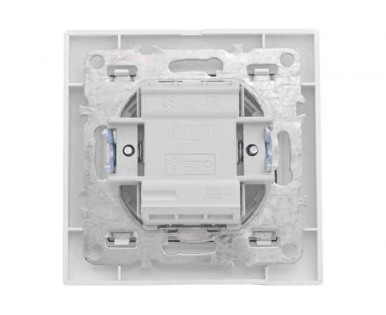 1-клавишный выключатель EKF Минск СП, 10А, белый ERV10-021-10 – изображение 2