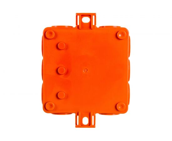 Огнестойкая коробка Экопласт JBL085 E110, о/п 85х85х38, 12 выходов, IP55, 2P, цвет оранжевый 43055HF – изображение 3