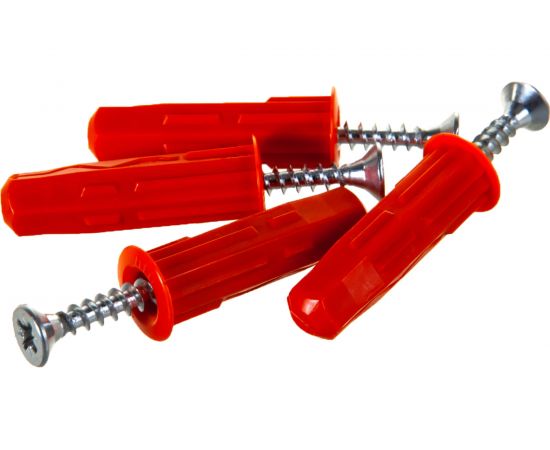 Шуруп ЕВРОПАРТНЕР Zn 5,0х35 в компл. с дюбелем MULTI 10x40 8шт. MP 407 17 – изображение 3