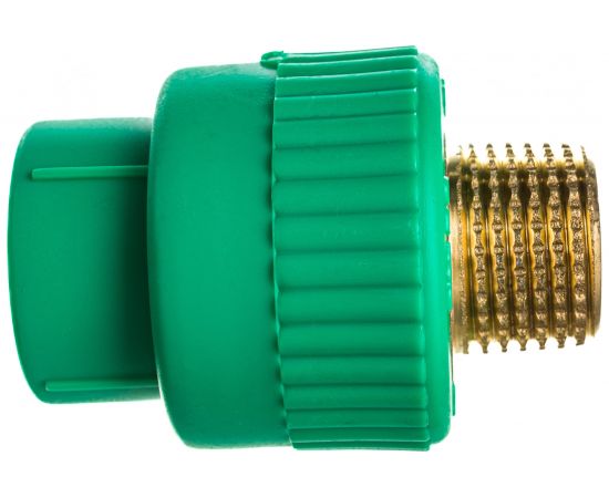 Комбинированная муфта с наружной резьбой Blue Ocean 20x1/2, полипропиленовая, зеленая PPRF/EA G -20х1/2 – изображение 3