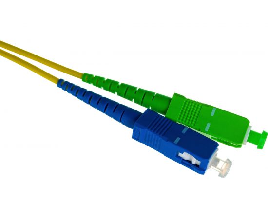 Переходной волоконно-оптический шнур NIKOMAX желтый, 1м NMF-PC1S2C2-SCU-SCA-001 – изображение 3
