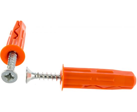 Шуруп ЕВРОПАРТНЕР Zn 5,0х35 в компл. с дюбелем MULTI 10x40 8шт. MP 407 17 – изображение 4