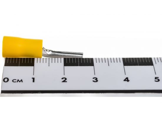 Штыревая круглая изолированная клемма Nord-Yada с ПВХ манжетой 4-6 кв.мм 907398 – изображение 4