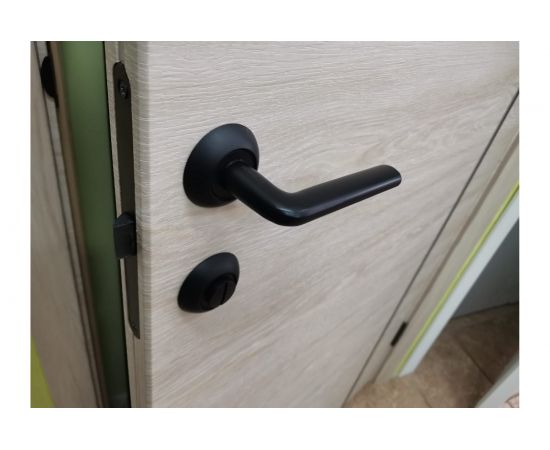 Дверная ручка MORELLI Колонна цвет-черный MH-03 BL-IND 9012845 – изображение 4