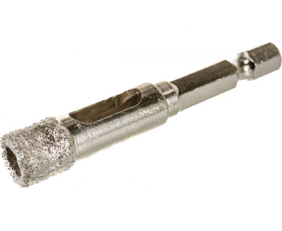 Набор алмазных свёрл универсальных (3 шт; сухое сверление; шестигранный хвостовик; 6, 8, 10 мм) Зубр 29865-H3 – изображение 4