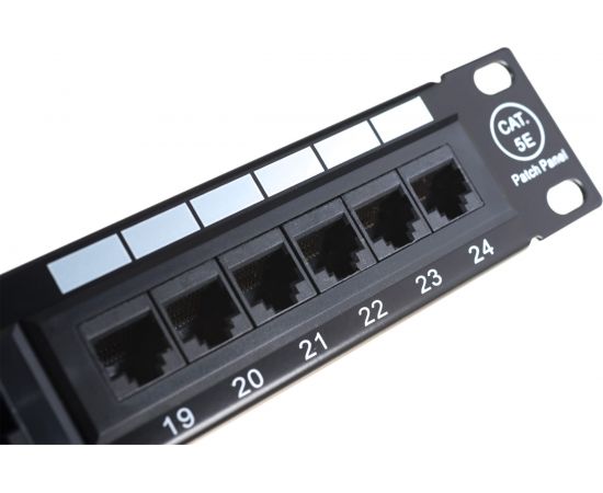 Патч-Панель 24 гнезда RJ-45 CAT5e 19" REXANT 04-0021 – изображение 5