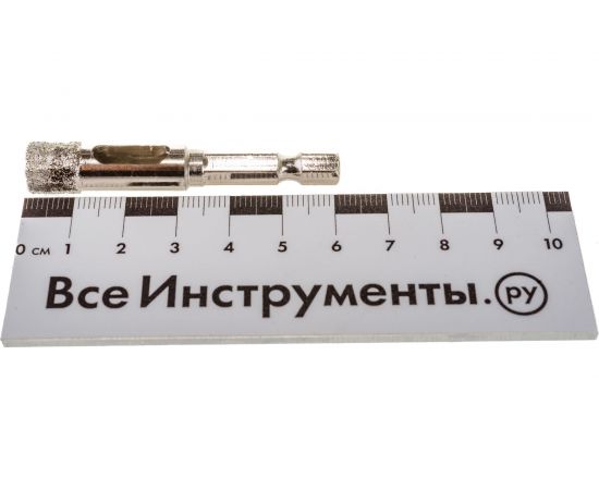 Набор алмазных свёрл универсальных (3 шт; сухое сверление; шестигранный хвостовик; 6, 8, 10 мм) Зубр 29865-H3 – изображение 6