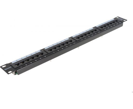 Патч-Панель 24 гнезда RJ-45 CAT5e 19" REXANT 04-0021 – изображение 6