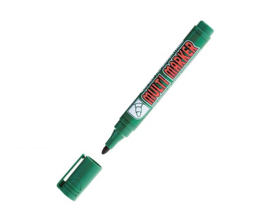 Перманентный маркер Munhwa Crown Multi Marker зеленый, пулевидный, 3мм CPM-800 