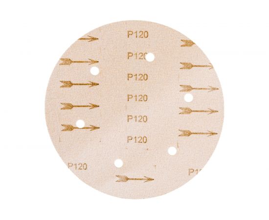 Круг шлифовальный на липучке Giraffe GOLD (225 мм; 6 отверстий; Р120) ABRAFORM AF-GG6-120 