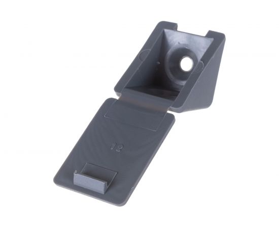 Мебельный уголок с шурупом Невский Крепеж темно серый 6 шт 822900 