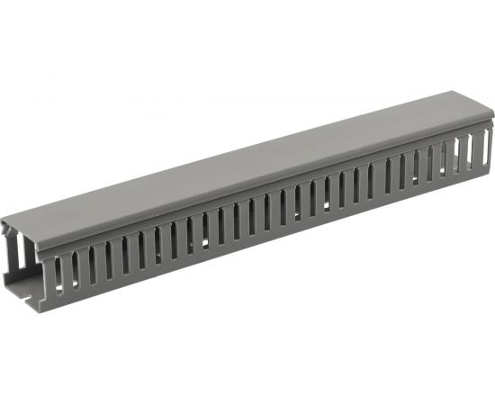 Кабель канал ЭРА KK2525PERF перфорированный, 25х25, серый, 100м Б0050771 