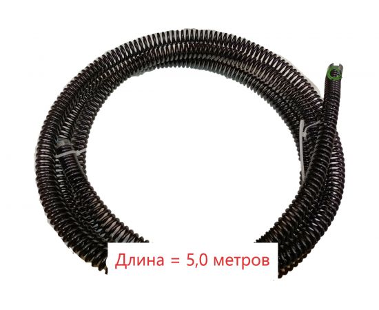 Спираль для прочистки засоров в канализации диаметр 22 мм, длина 5 метров CROCODILE 50315-22-5 