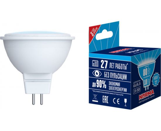 Светодиодная лампа Volpe Форма JCDR LED-JCDR-10W/NW/GU5.3/NR UL-00003841 