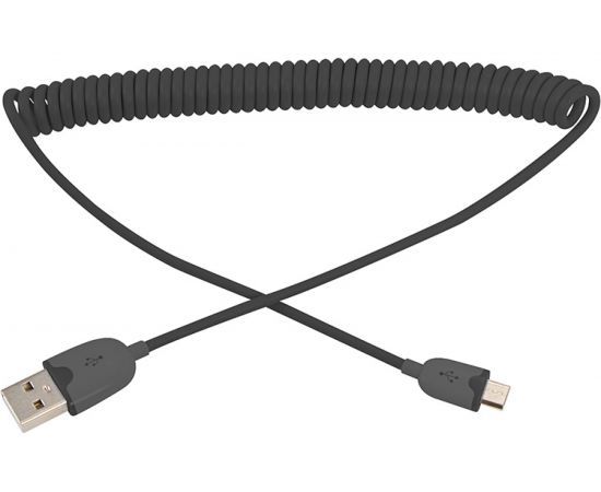 Универсальный кабель REXANT USB microUSB шнур витой 1,5М черный 18-4300 