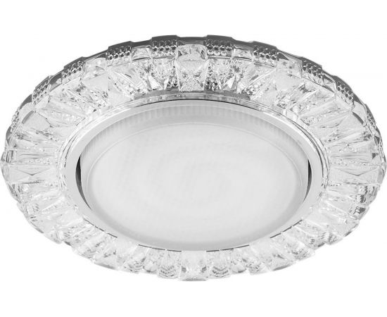 Встраиваемый светильник FERON со светодиодной подсветкой, хром, CD4023 29476 