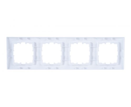 Четырехместная вертикальная рамка LEZARD KARINA б/ вст белая 707-0200-154 – изображение 2