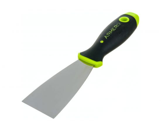 Малярный шпатель жесткий Armero 50мм, нержавеющая сталь A204/050 – изображение 2