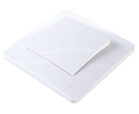 1-клавишный выключатель Schneider Electric BLANCA 10А, 250B, БЕЛЫЙ BLNVS010101 – изображение 2